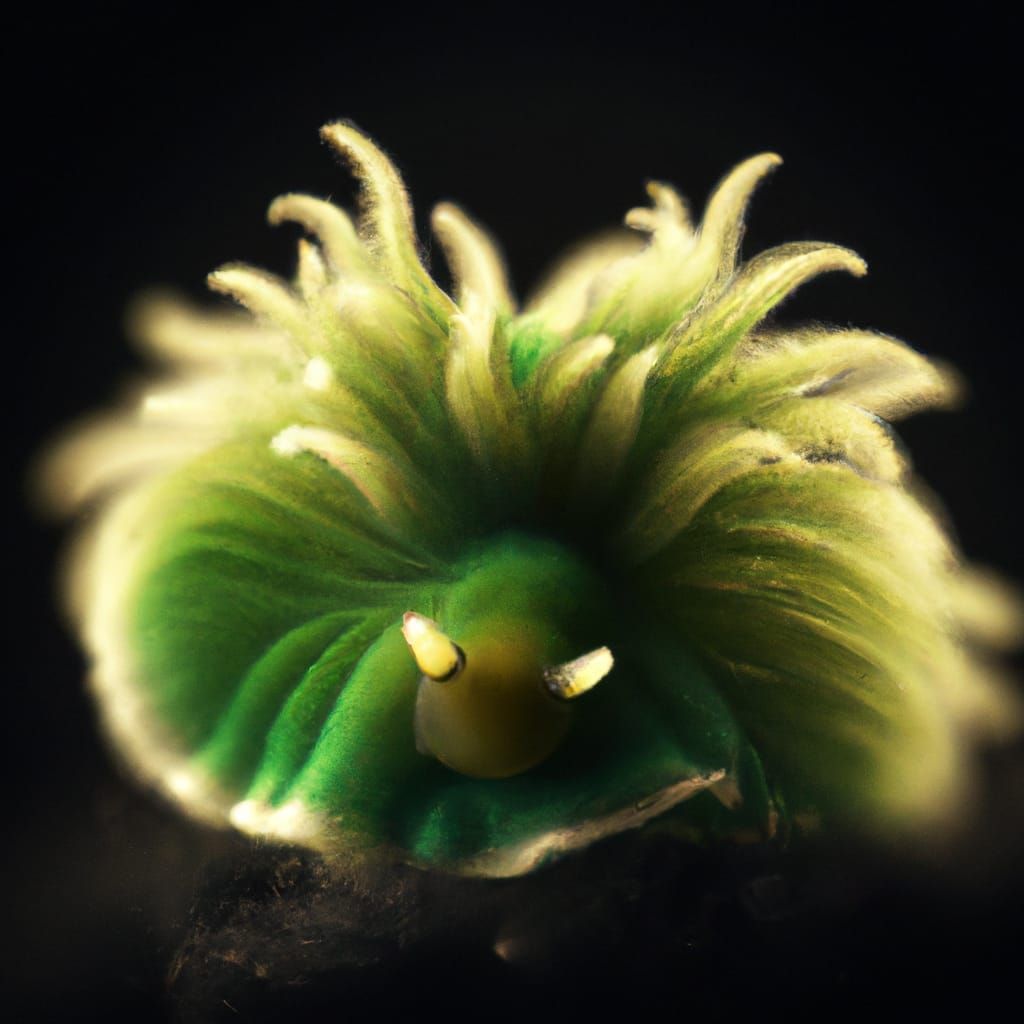 1024x1024 Sea Sheep Green Sea Slug Digital Art