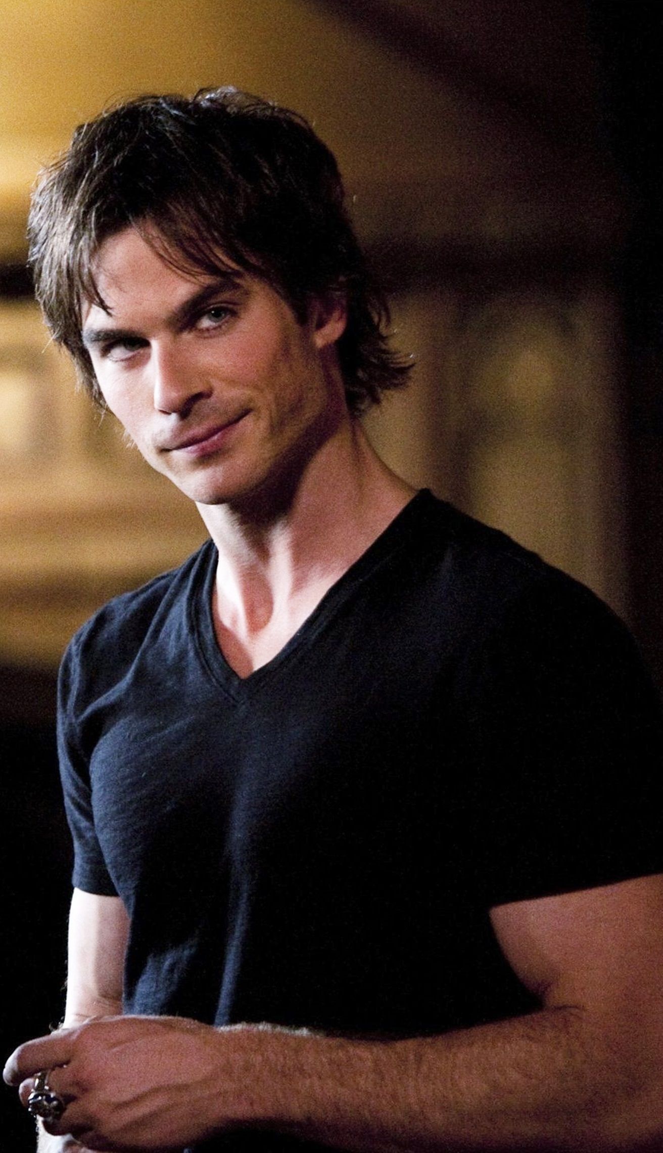 1312x2280 Ian Somerhalder (Vampire Diaries) Wallpaper