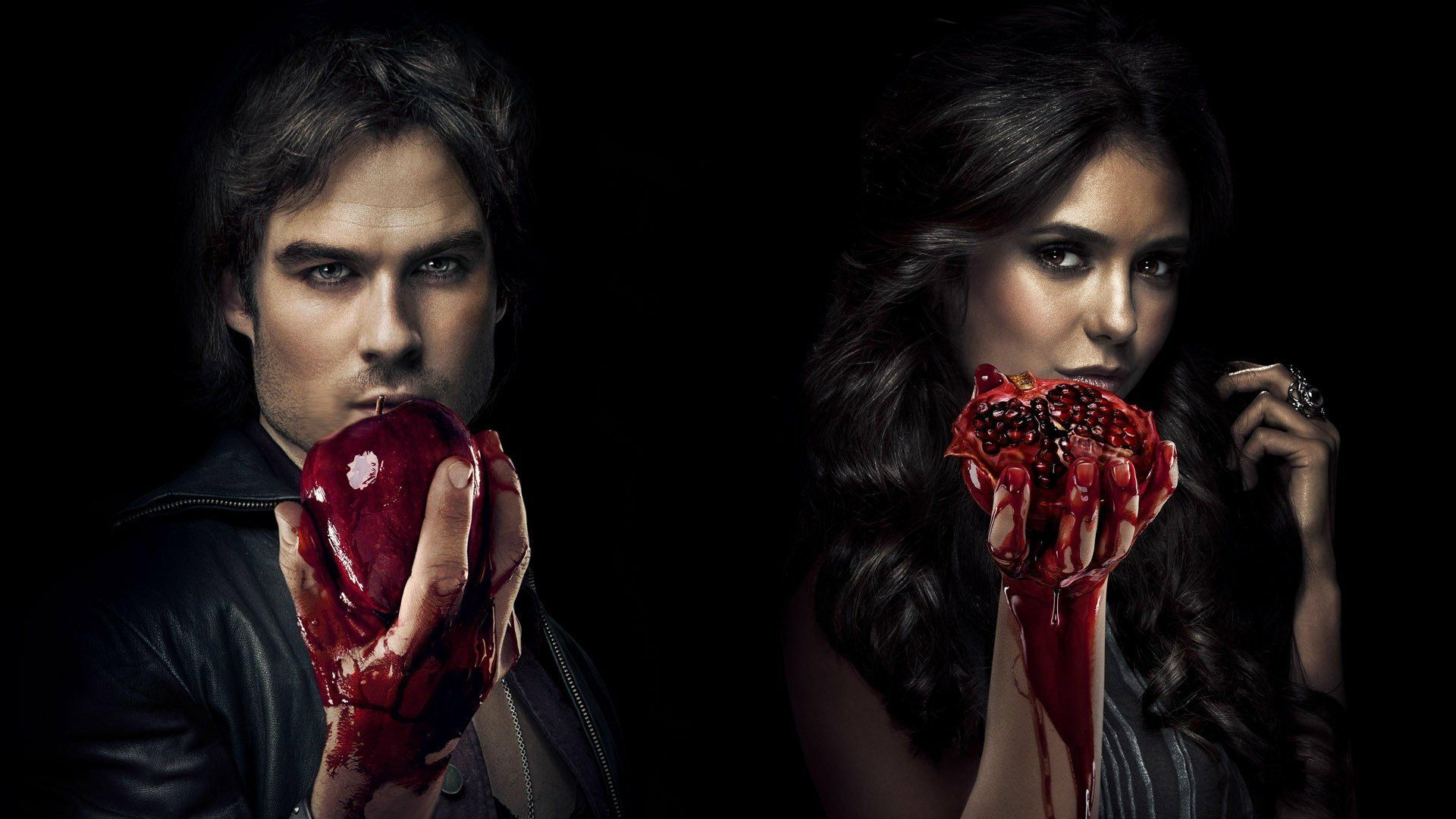 1920x1080 HD Wallpaper of The Vampire Diaries: Dark Temptationsx1080