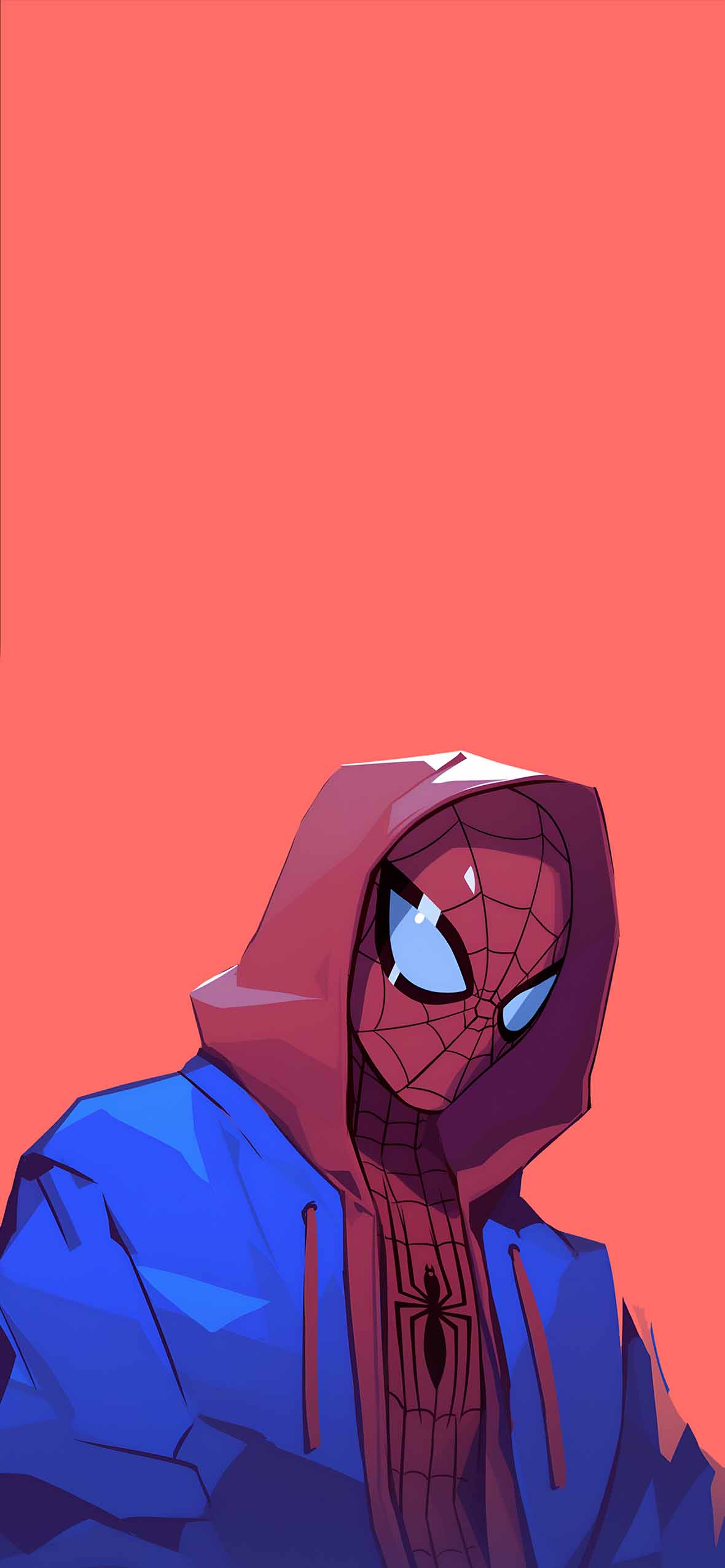 1180x2554 Spider Man Miles Morales & Peter Parker Matching Wallpaper