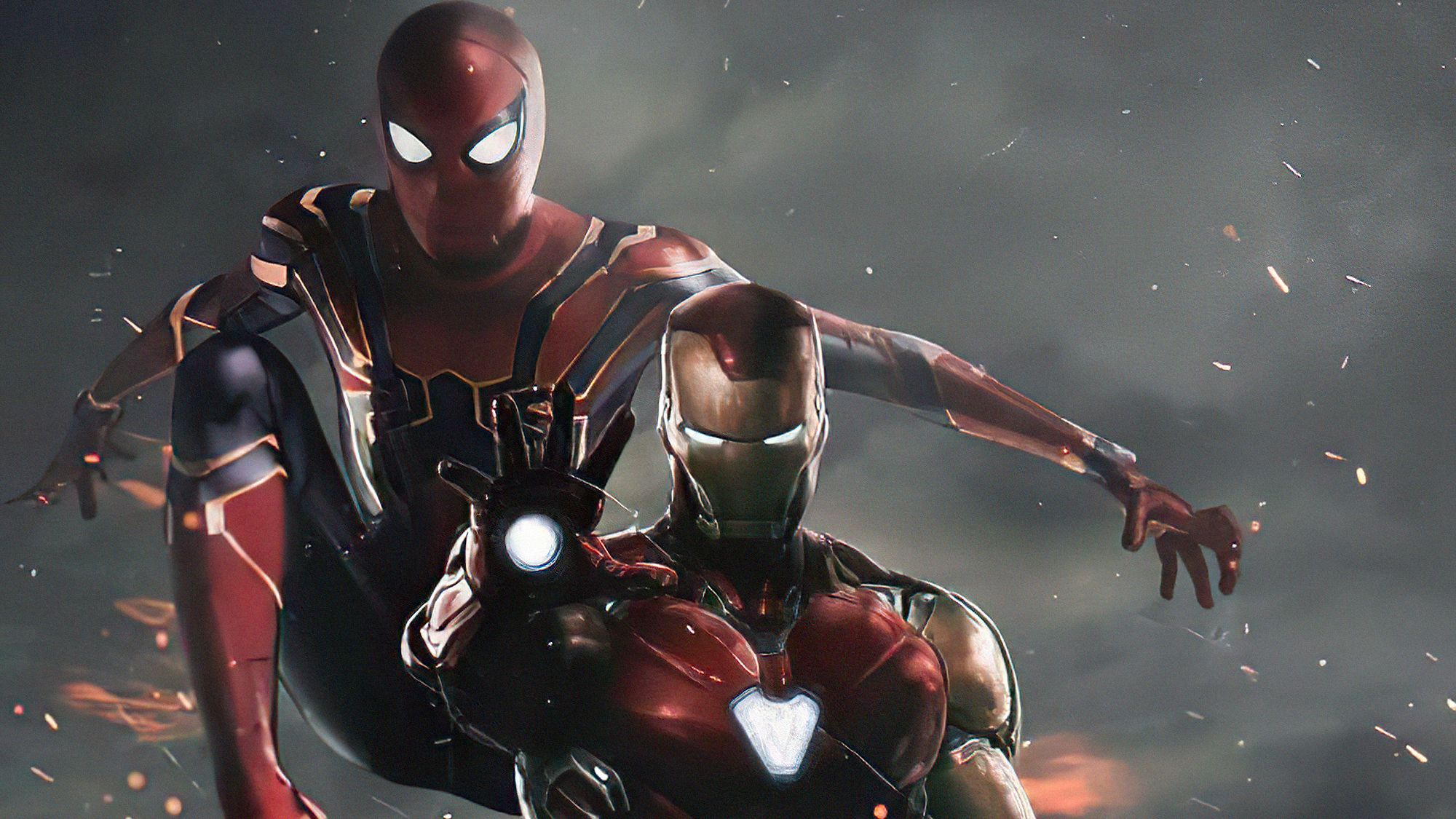 2000x1125 Iron And Spiderman Wallpaper, HD Superheroes Wallpaper, 4k Wallpaper, Image, Background, Photos and Picture