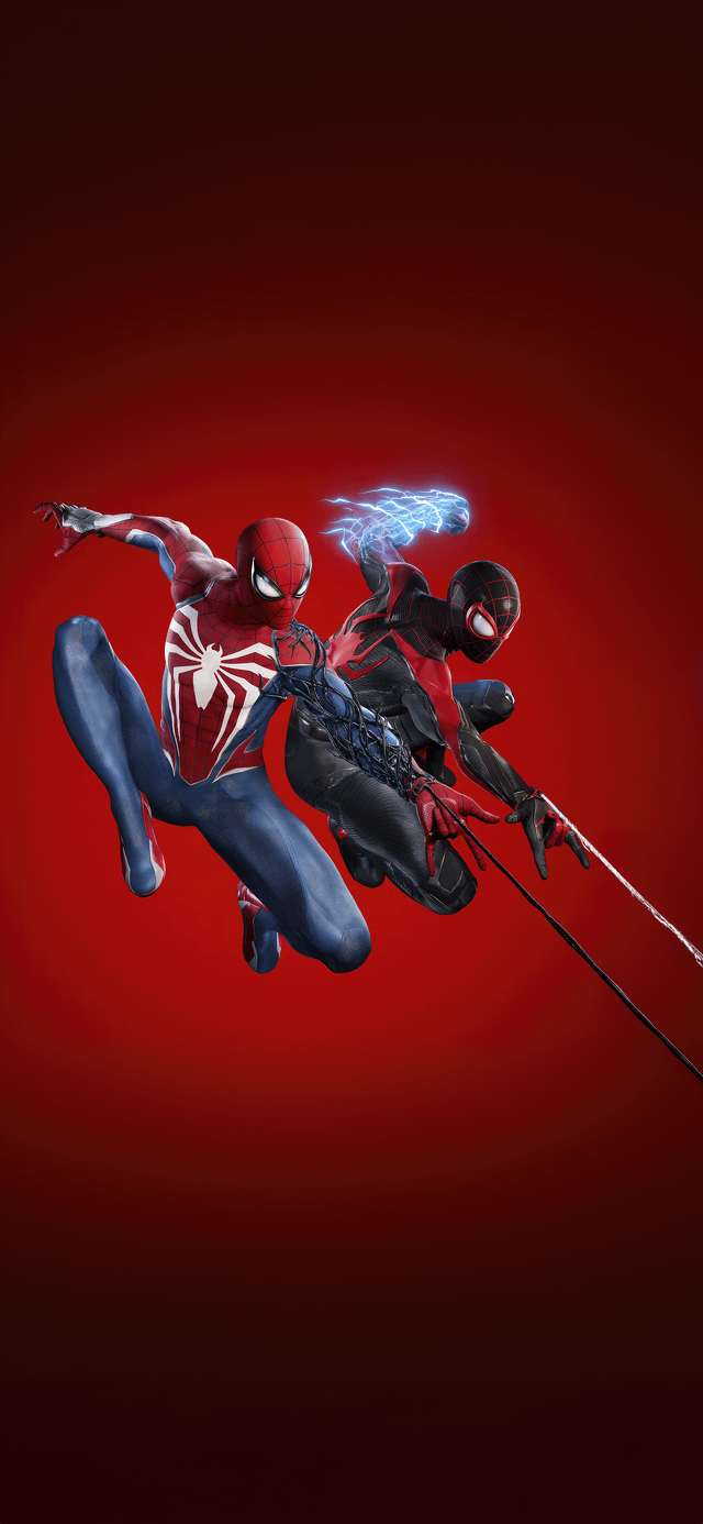 640x1386 Created A High Quality Mobile Wallpaper From The Spider Man 2 PS5 Poster