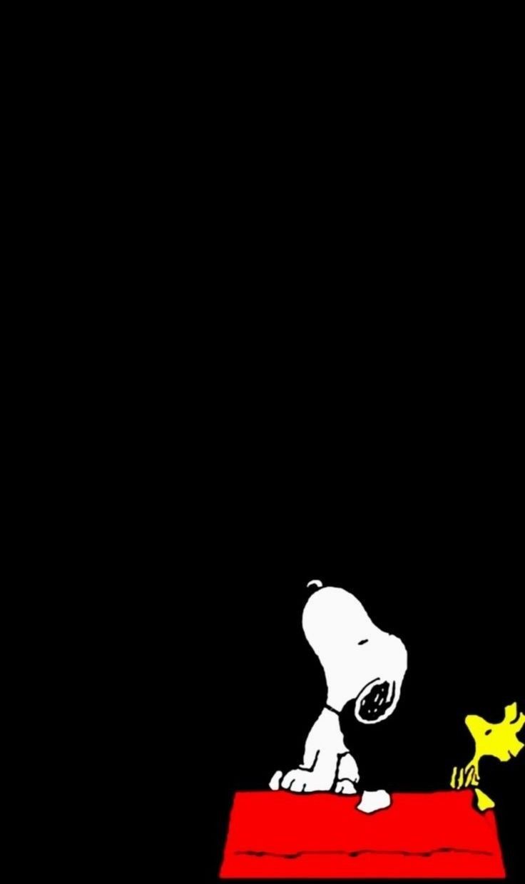 736x1239 Snoopy watch face. Snoopy in the dark, Snoopy black wallpaper, Cute cartoon wallpaper