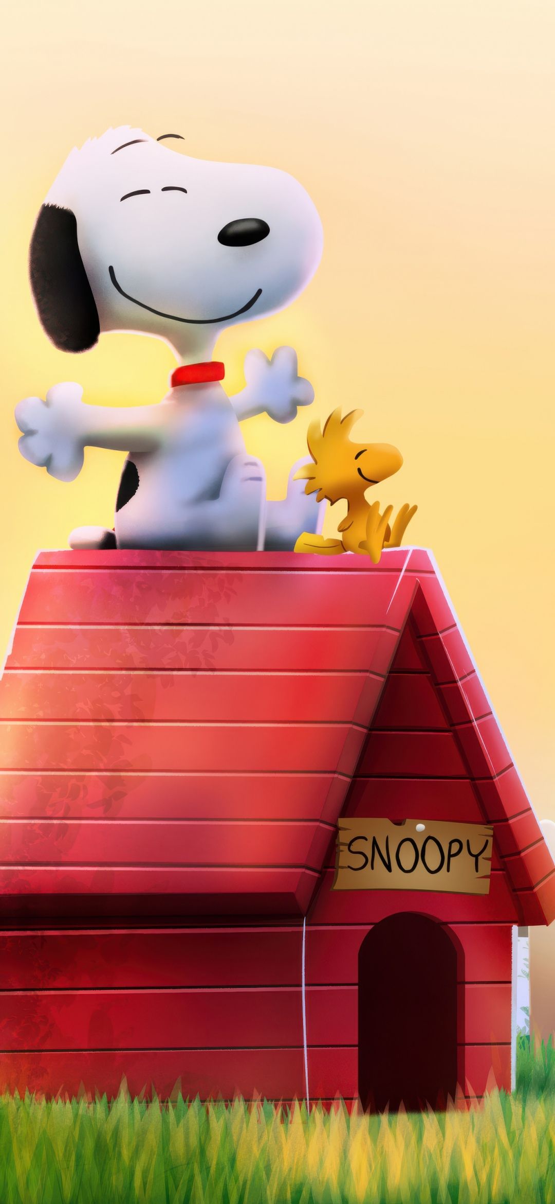 1080x2340 Snoopy & Woodstock Wallpaper 4K, Best friends, 3D, 5K