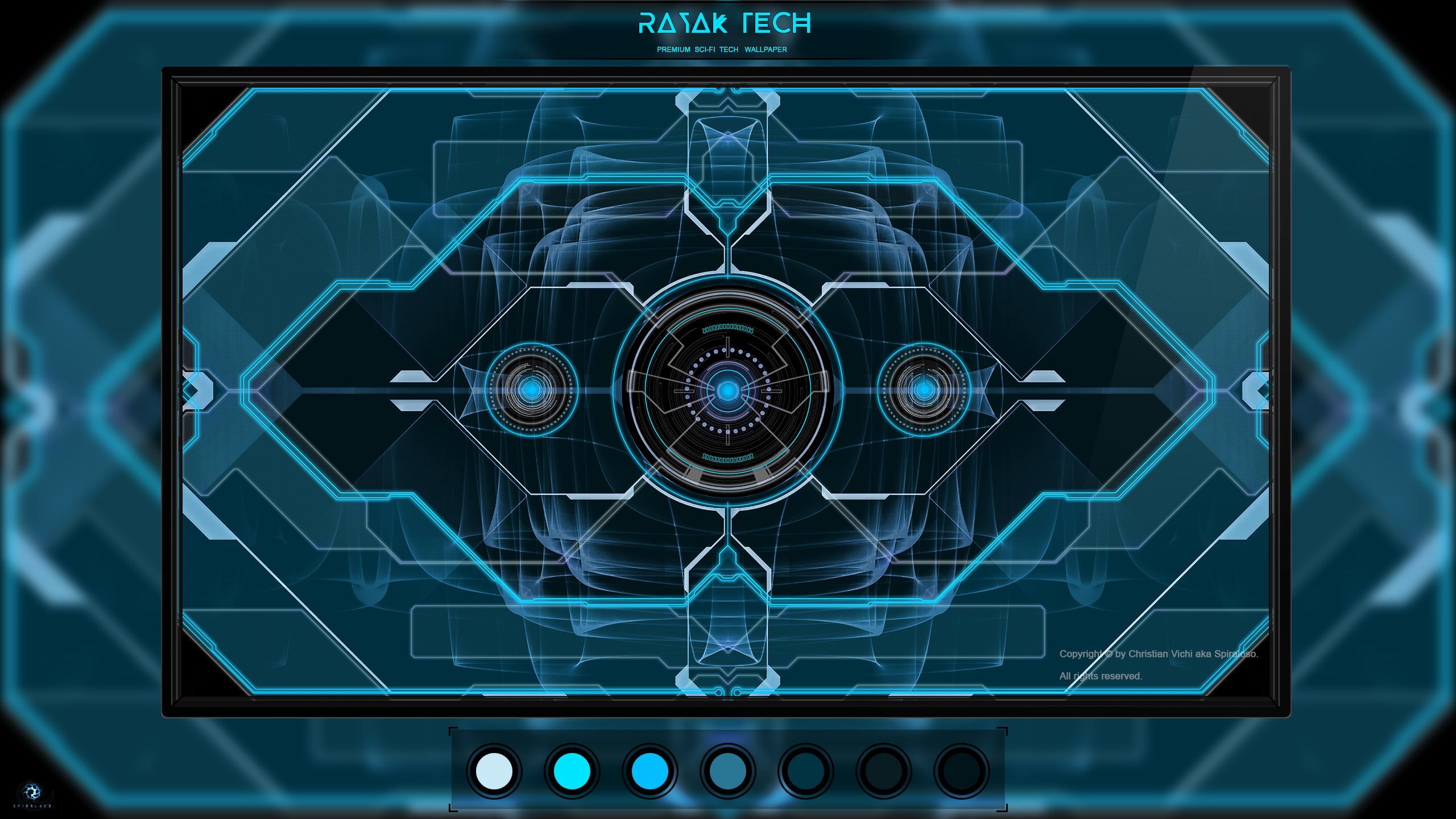 2560x1440 SCIFI HUD Wallpaper