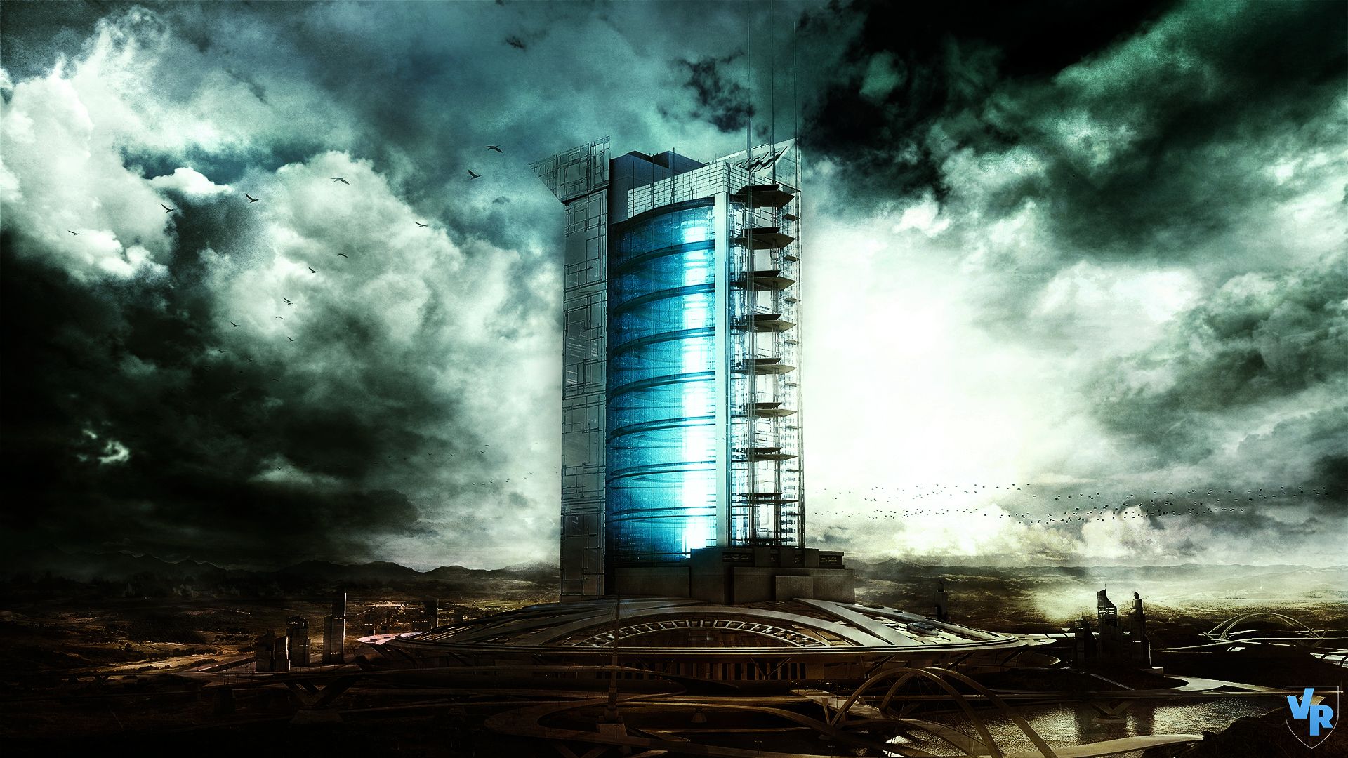1920x1080 Wallpaper City, Sci Fi, Future, Building For Mobile And Desktop, Section Hi Tech, Resolution 1920x1080