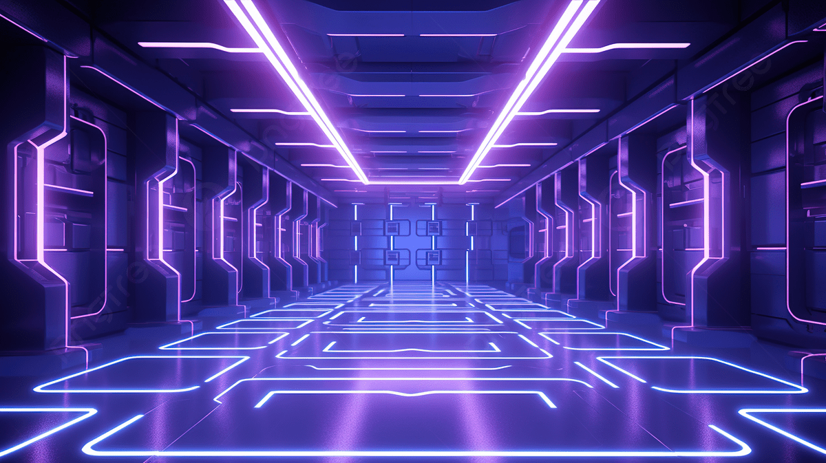 1200x673 Neon Lit Sci Fi Chamber With Dark Futuristic Ambiance 3D Rendering, Tech Wallpaper, Digital Wallpaper, Technology Wallpaper Background Image And Wallpaper for Free Download