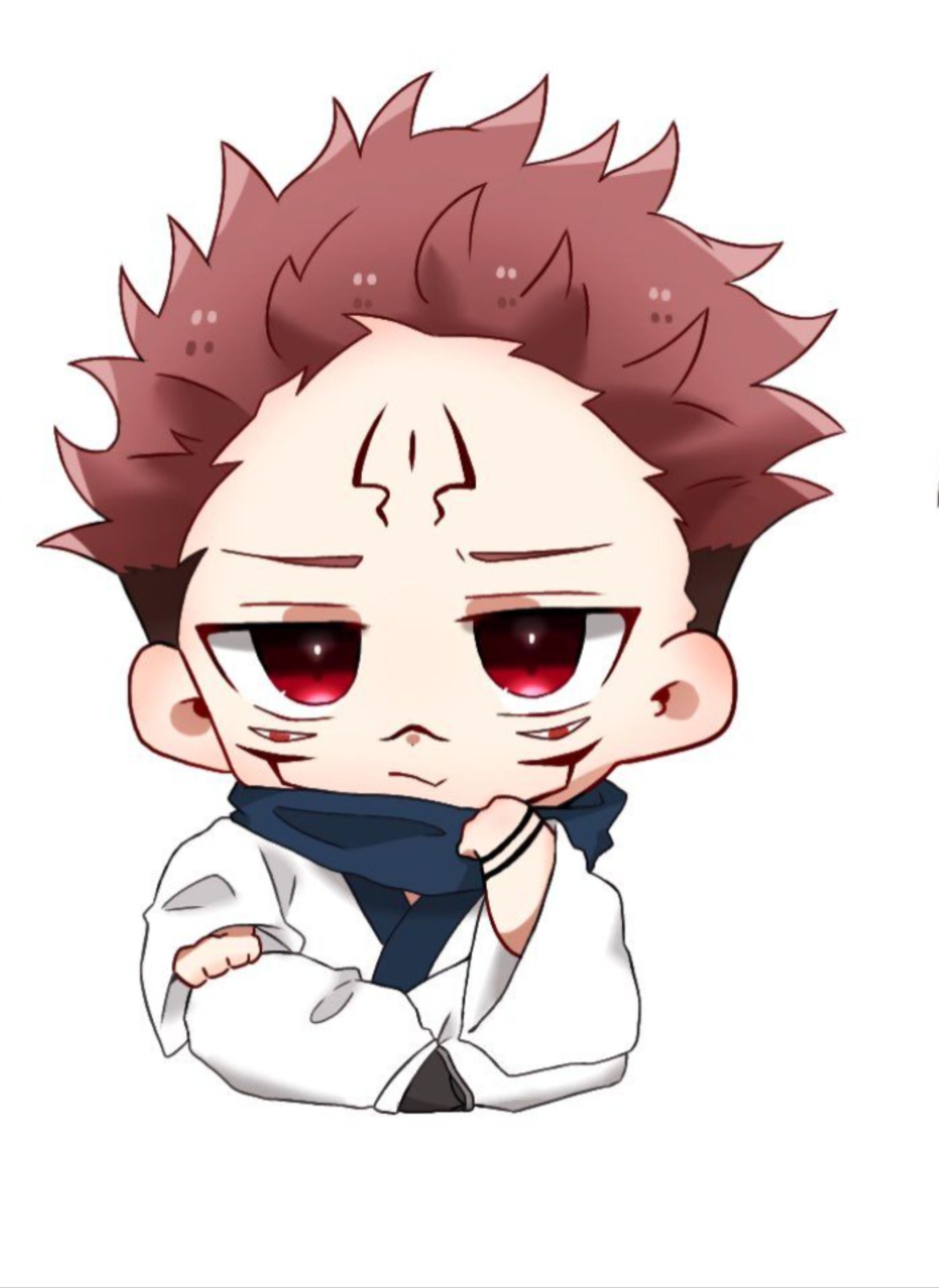 2048x2807 Sukuna Chibi Wallpaper