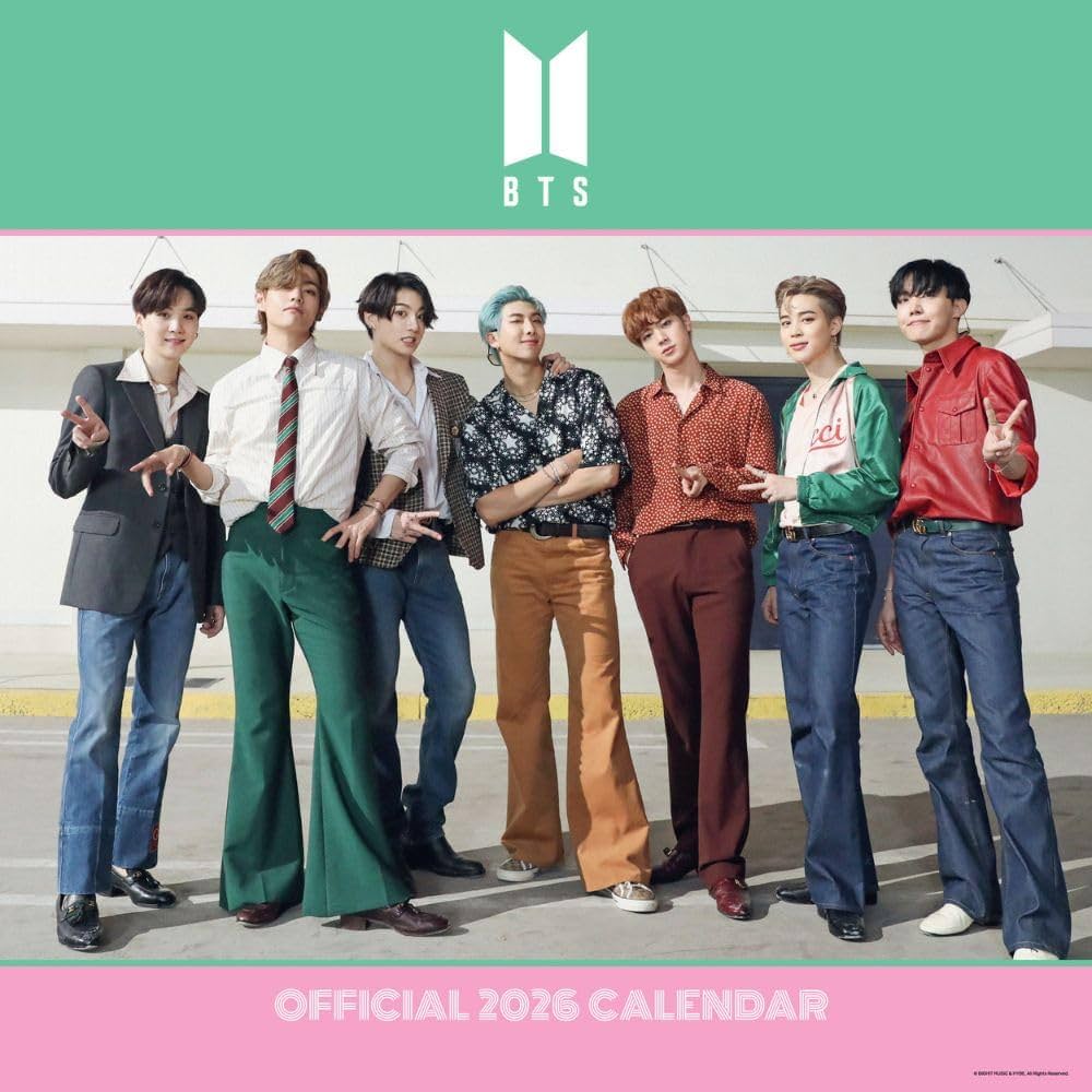 1000x1000 BTS 2026 SQUARE CALENDAR (MULTI LANGUAGE) : Amazon.com.be: Books