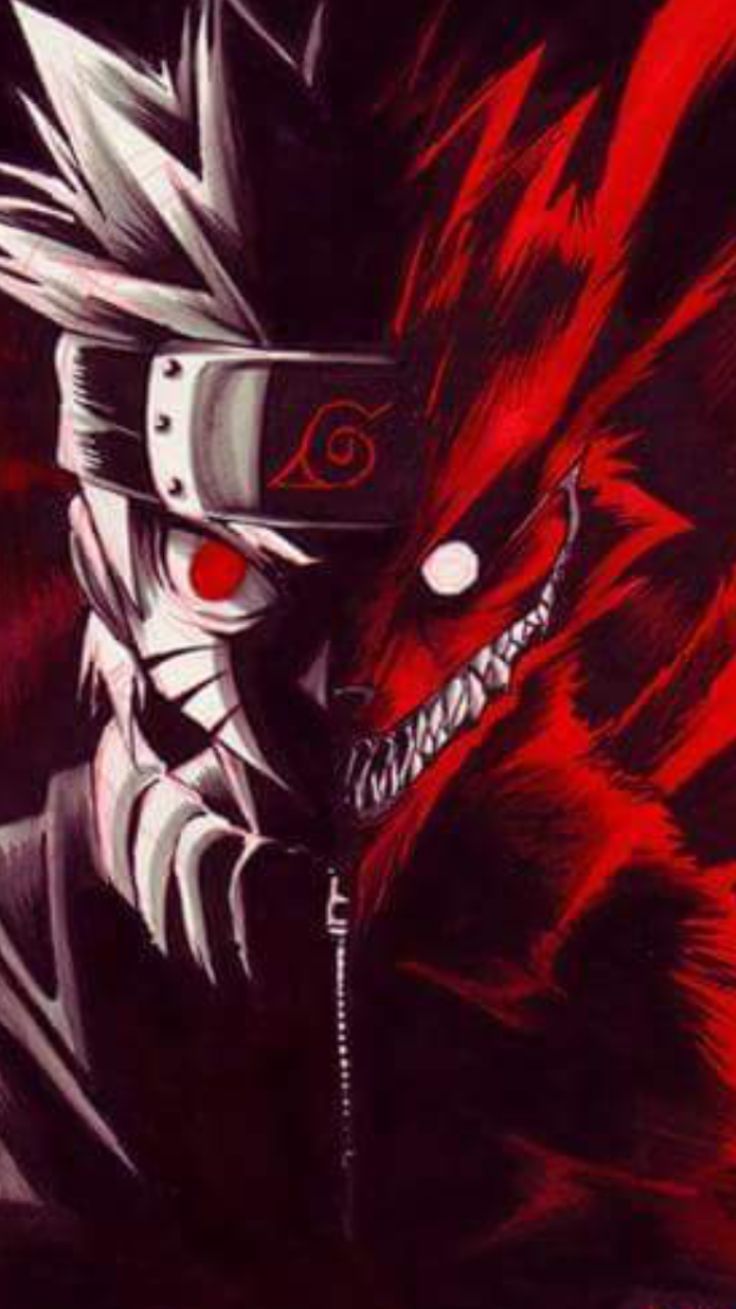 736x1309 Naruto: Nine Tailed Fox. Gambar Kastil, Ilustrasi Hewan, Gambar Naga