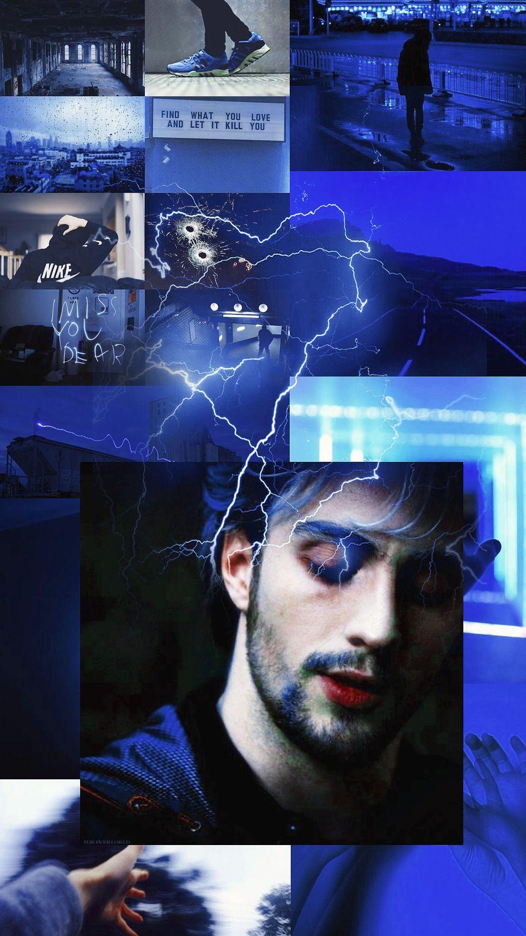 1024x1822 blue aesthetic mcu. Quicksilver marvel, Quicksilver avengers, Marvel wallpaper