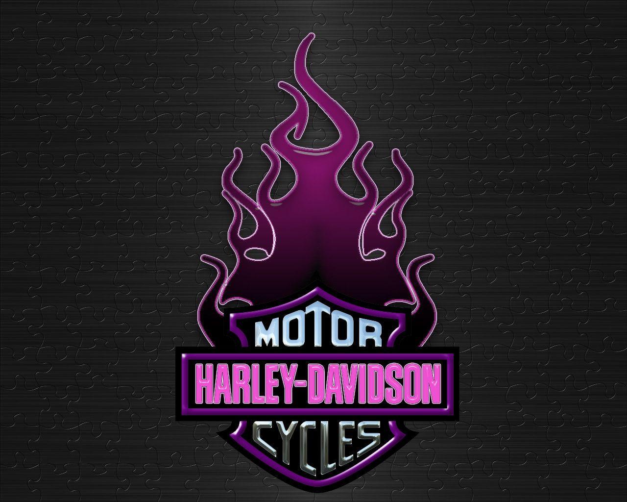 Hình nền logo Harley Davidson 1280x1024