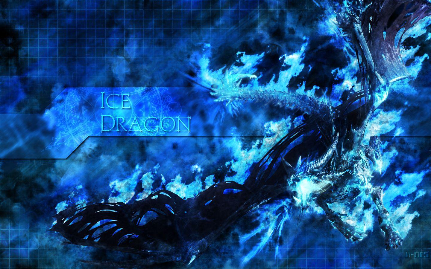 Hình ảnh 1440x900 Ice Dragon Wallpaper By Renlarz.  PsiWiki