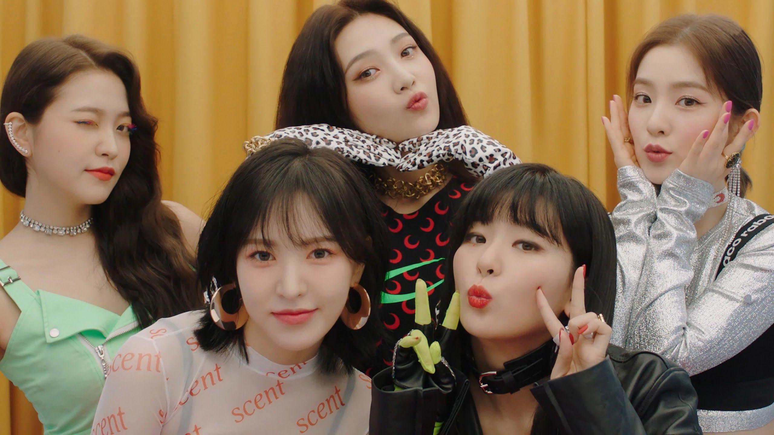 2560x1440 Red Velvet Zimzalabim Yeri Joy Irene Wendy Seulgi 4K Wallpaper