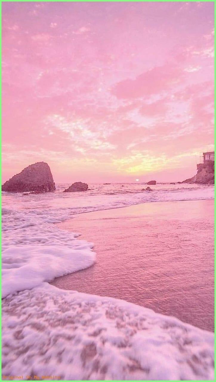 Pink Beach Sunset HD Wallpapers - Top Free Pink Beach Sunset HD ...