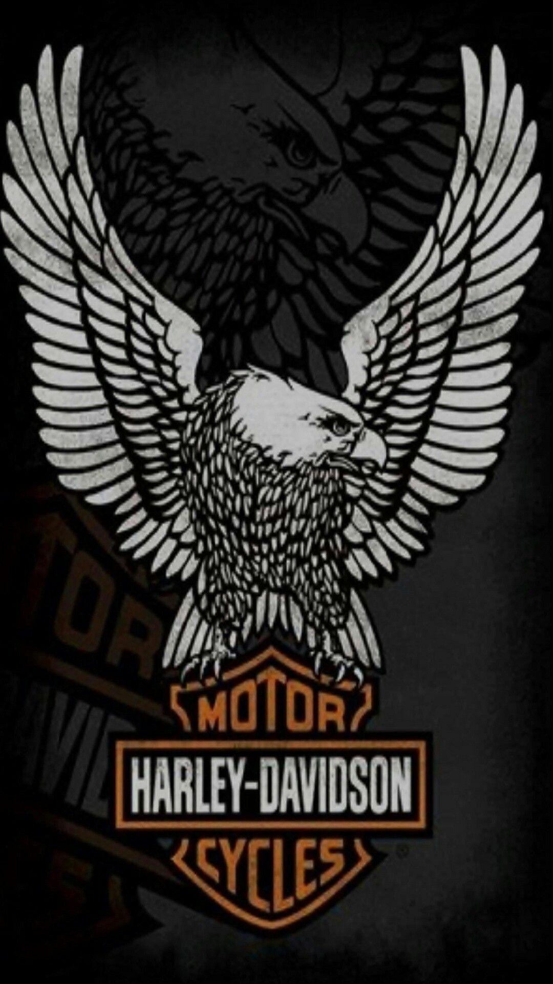 Hình nền logo Harley Davidson 1080x1920 1080x1920