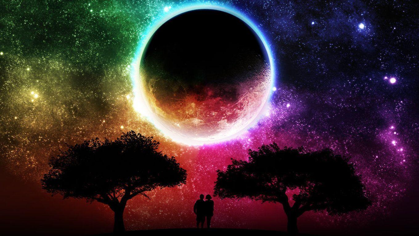 1360x768 In Rainbows Wallpaper