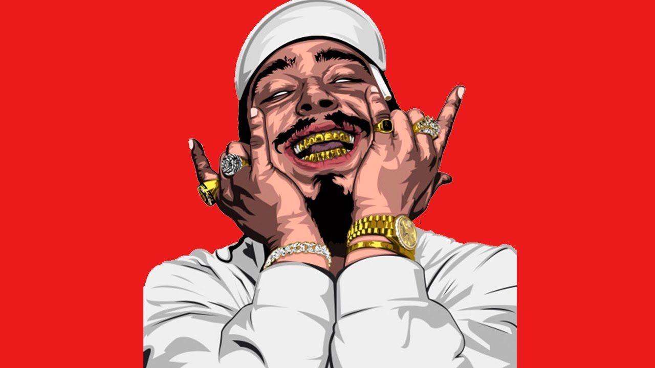1280x720 Post Malone Cartoon Wallpaper .