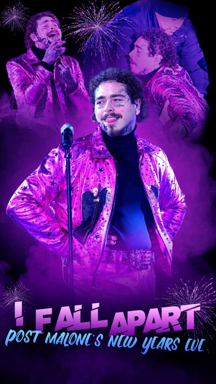 750x1334 Post Malone new years eve wallpaper