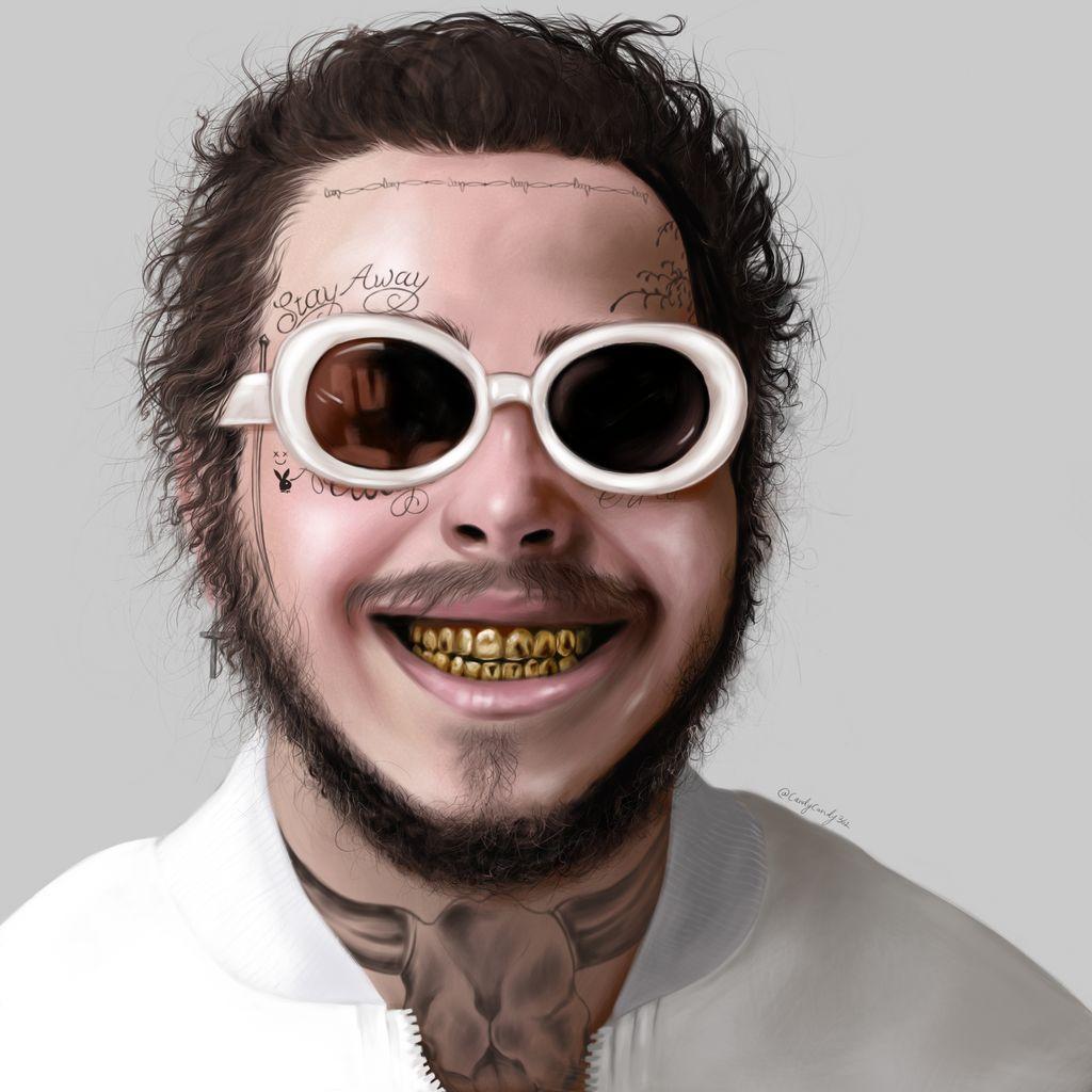 1024x1024 Best 14 Post Malone Wallpaper