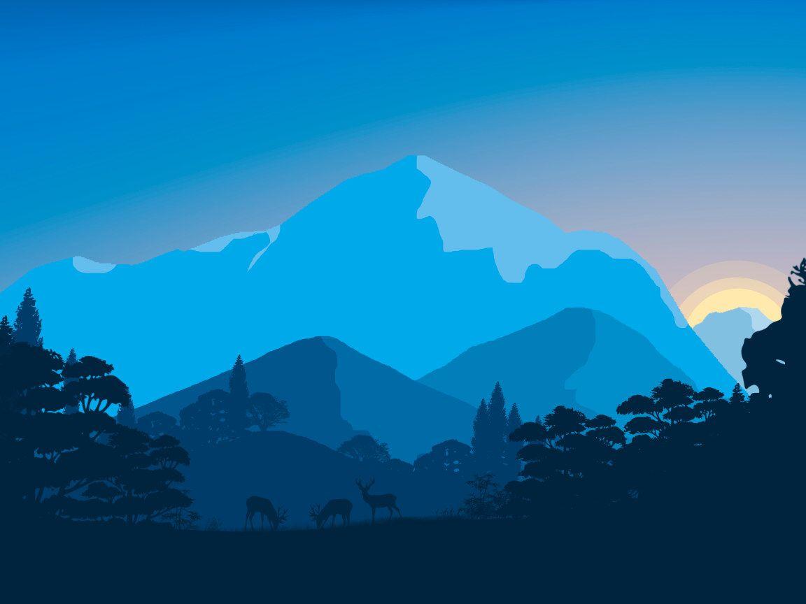 1152x864 Minimalist Wallpaper • Sunset, 8K, Forest, 4K, Minimal wallpaper • Wallpaper For You The Best Wallpaper For Desktop & Mobile