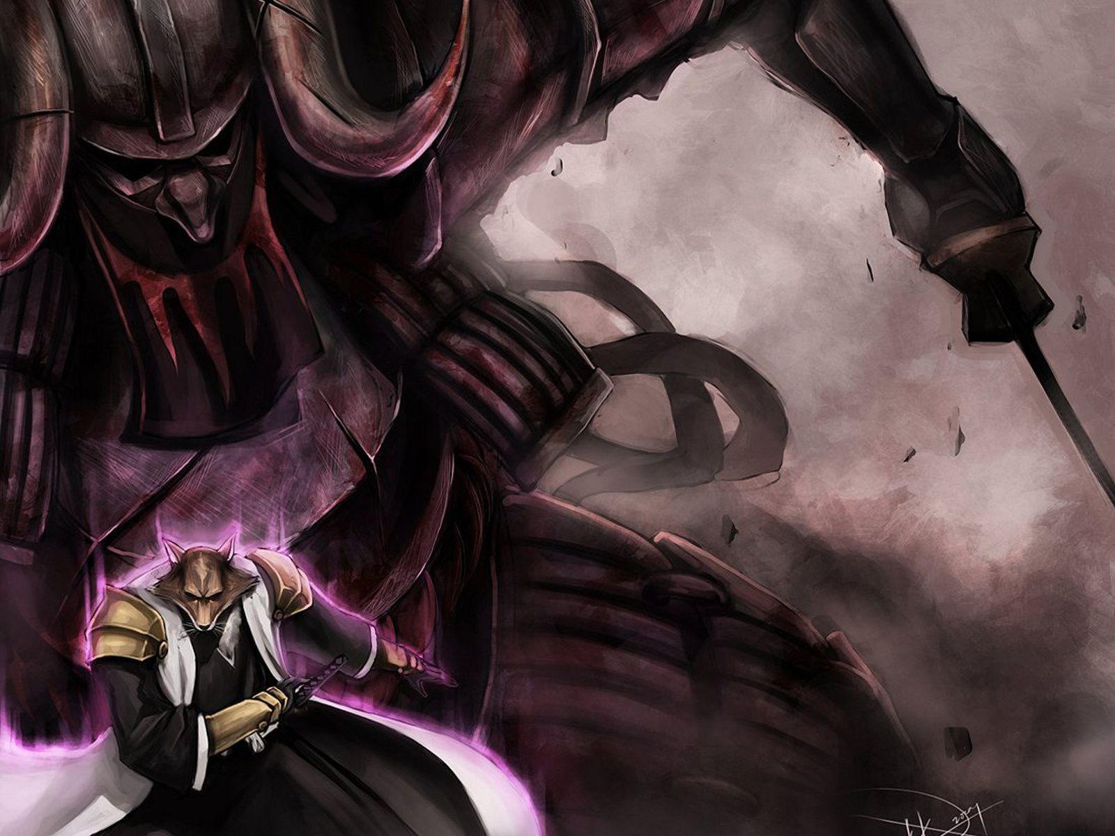1600x1200 Warrior, Bankai, Bleach, Art, Art, Sword, Captain Komamuro