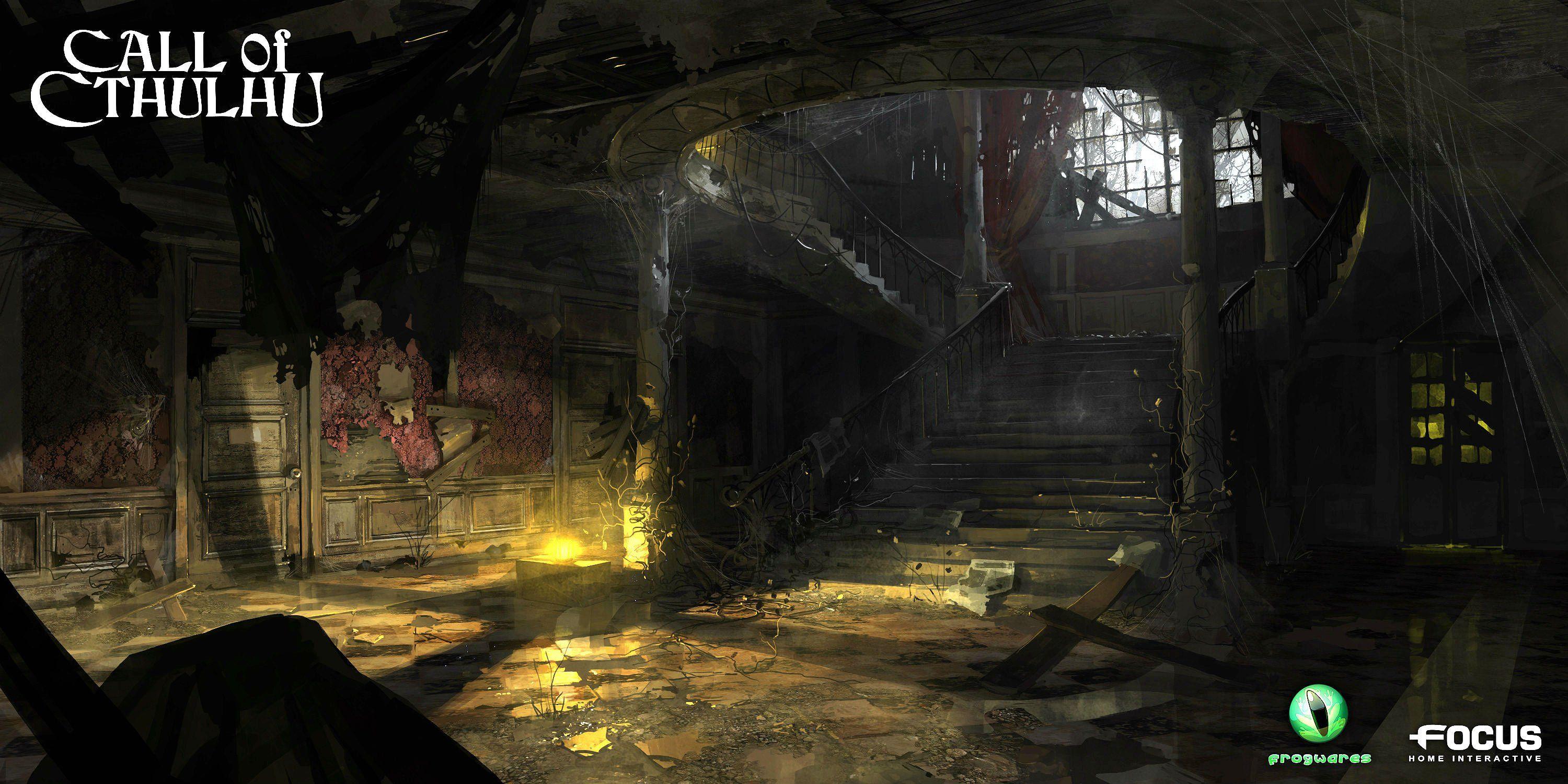 3000x1500 CALL OF CTHULHU Horror Rpg Survival Shooter Call Cthulhu Fantasy Wallpaperx1500