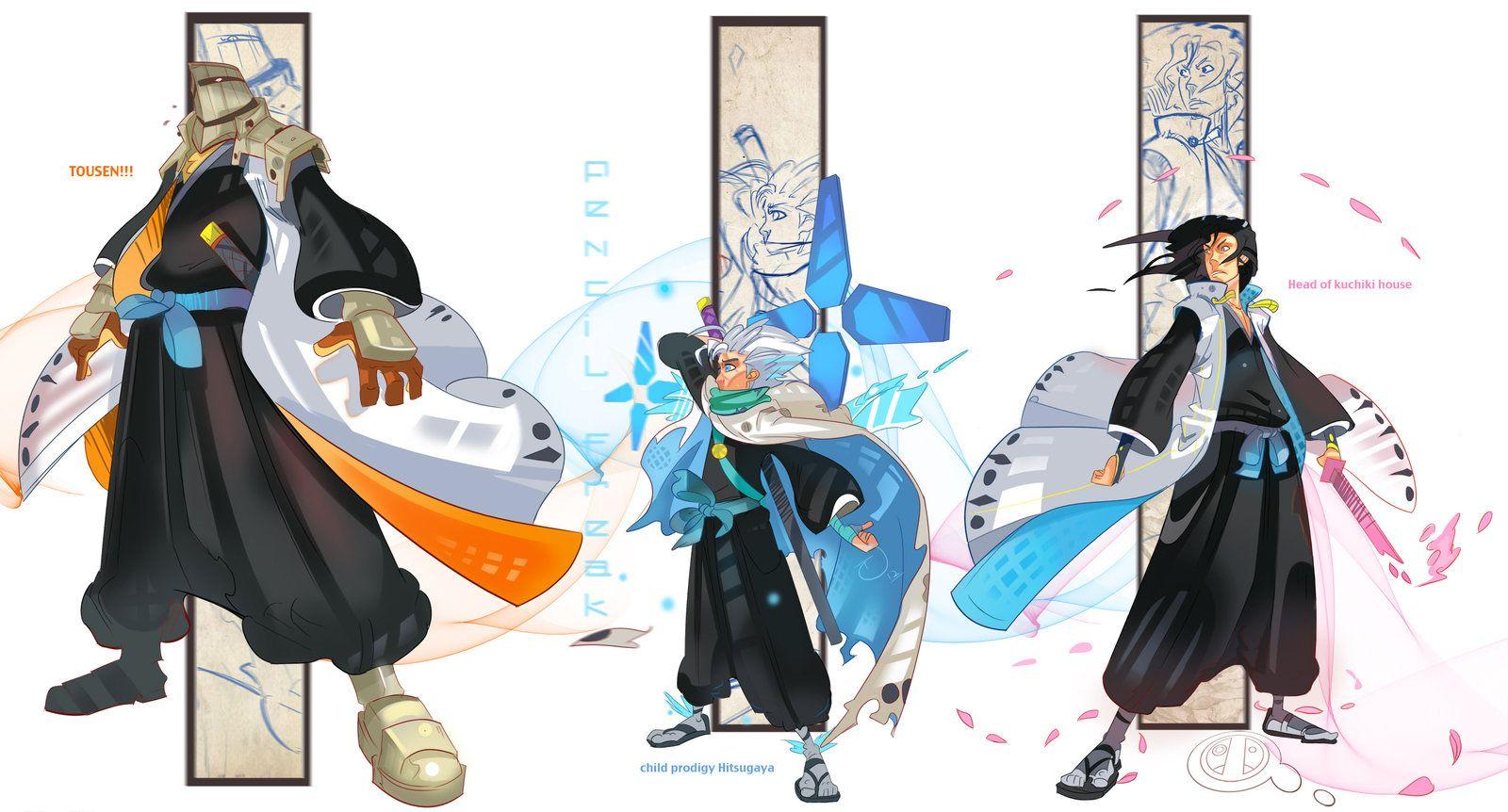 1600x862 Bleach Captains By G Jaggerjack