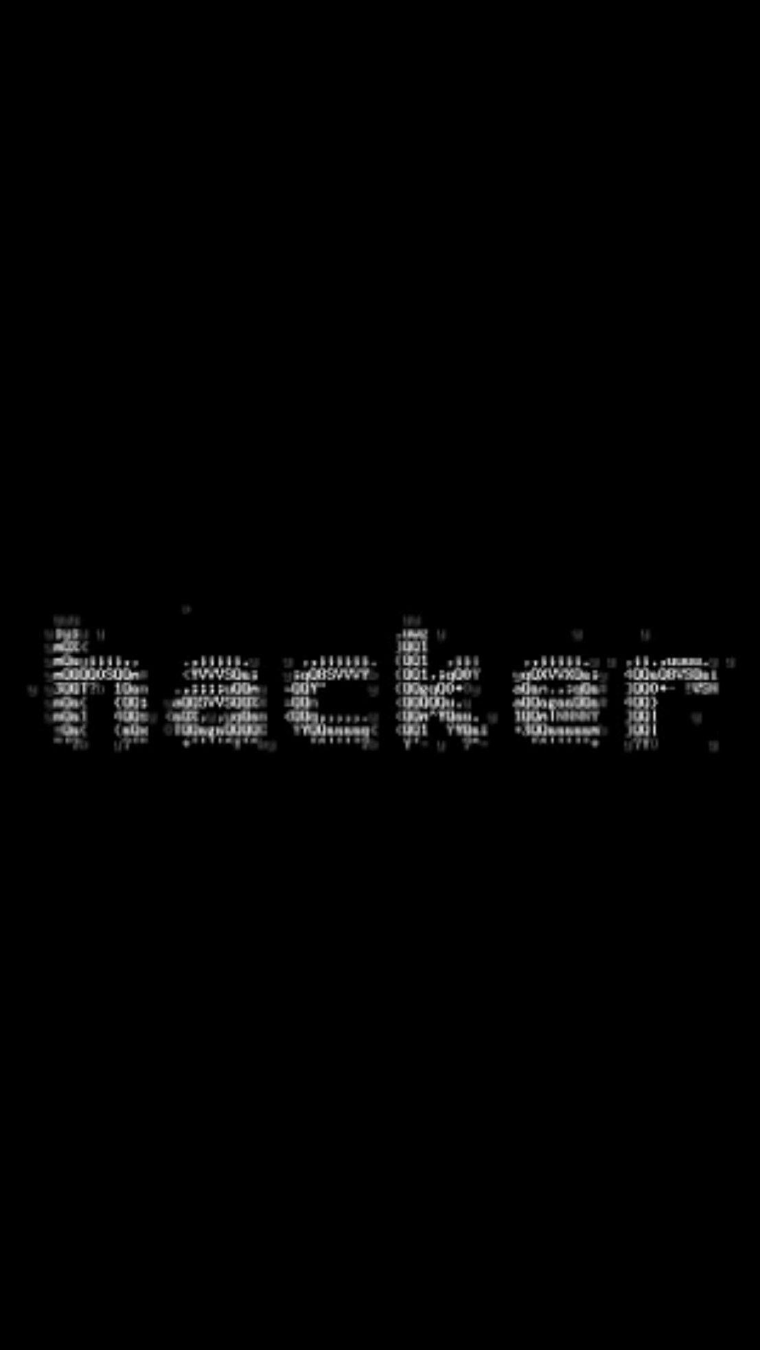 1107x1965 Android Black Hacker Wallpaper
