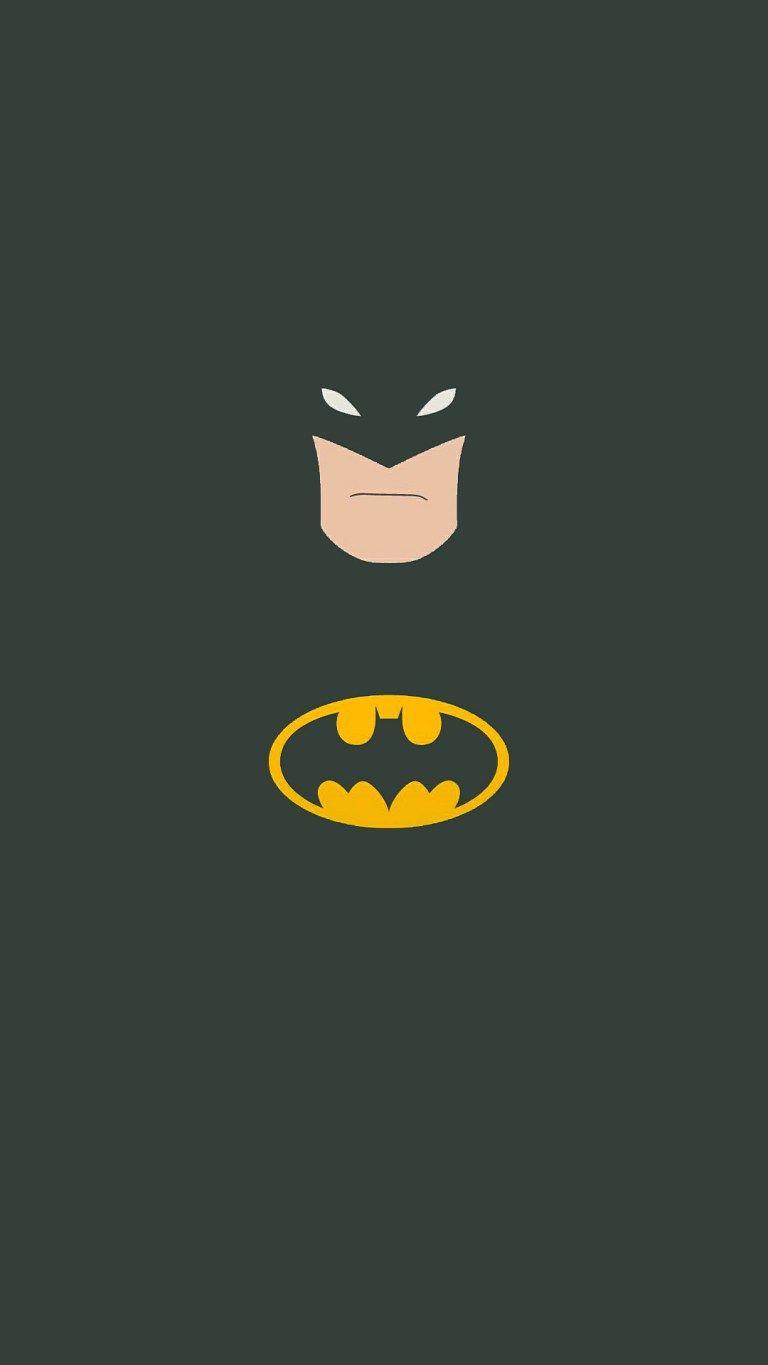 768x1365 Batman Classic Logo Minimal iOS 14 HD Wallpaper Download ⋆ Traxzee