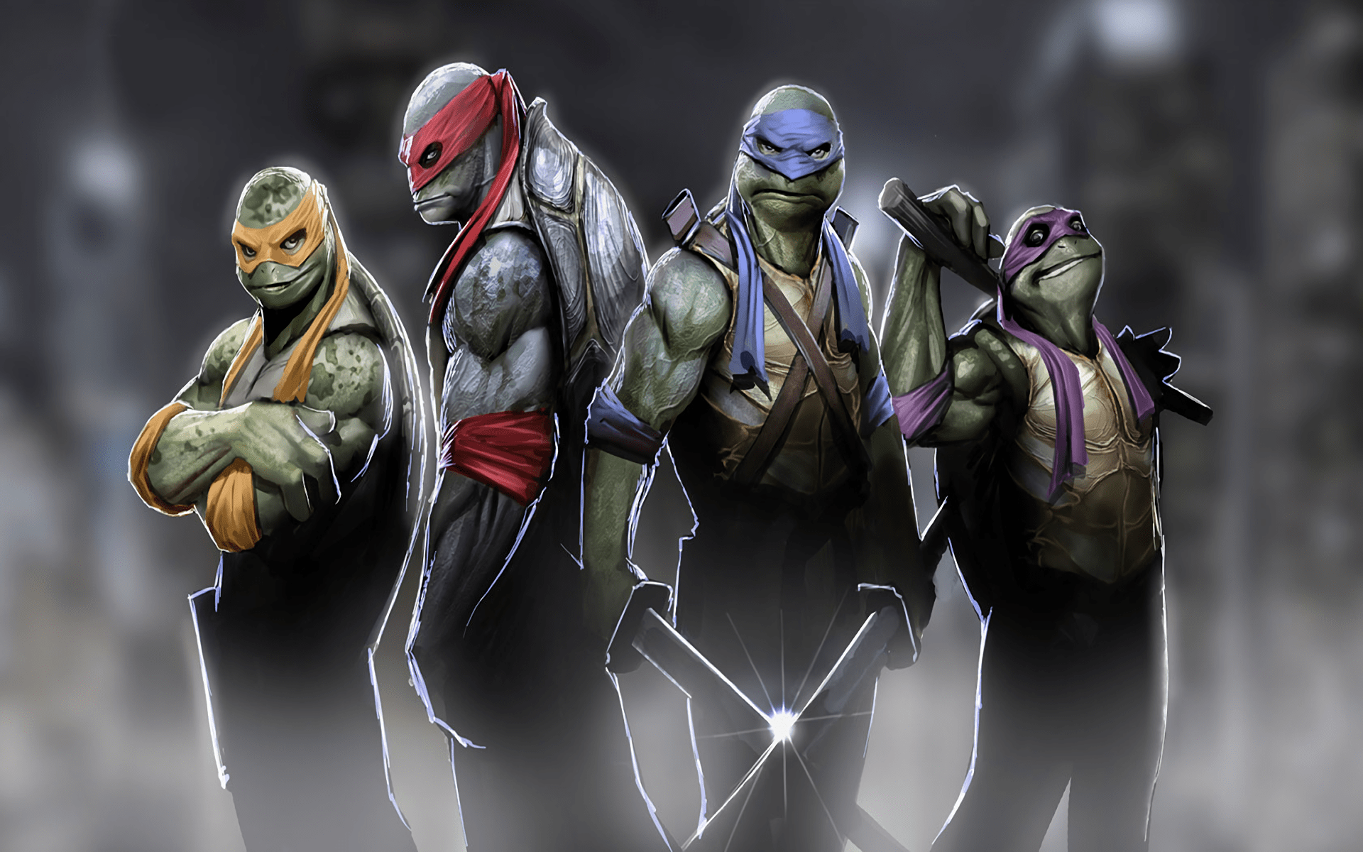 1920x1200 Wallpaper Id - Mutant Ninja Turtles Abstract Wallpaper & Background Download