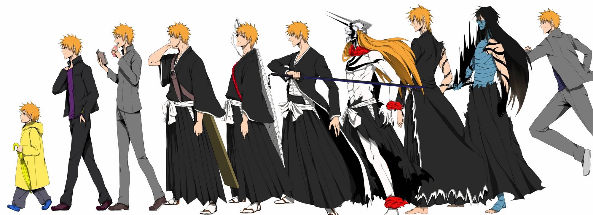 2000x727 Bleach Manga 624 24 Cool Wallpaper