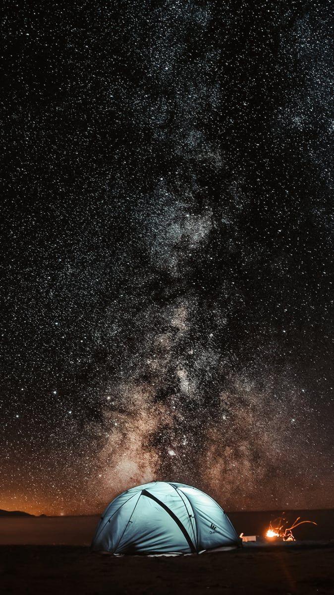 674x1199 Wallpaper For Your Phone Inspired By Space. Camping wallpaper, Starry night sky, Night sky wallpaper
