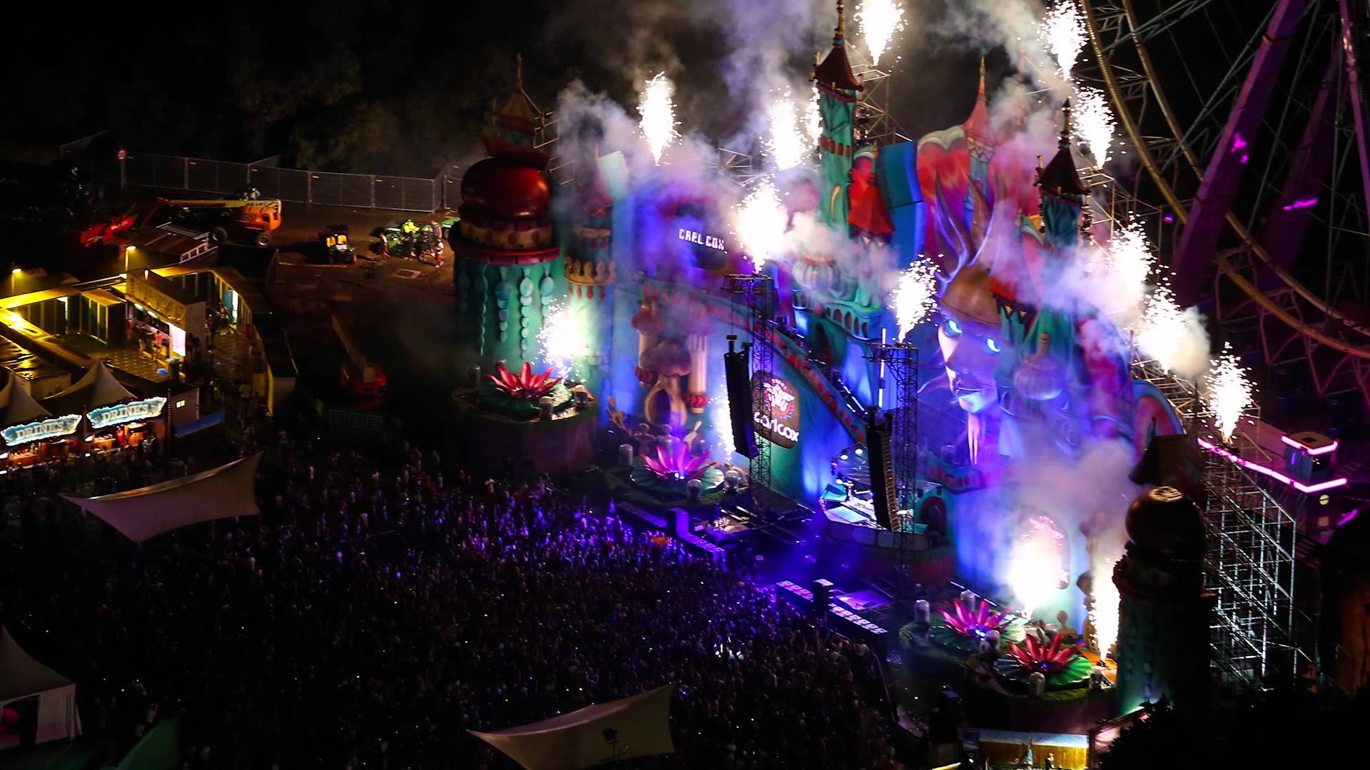 1920x1080 Tomorrowland 2016 Laser Show HD Wallpaper