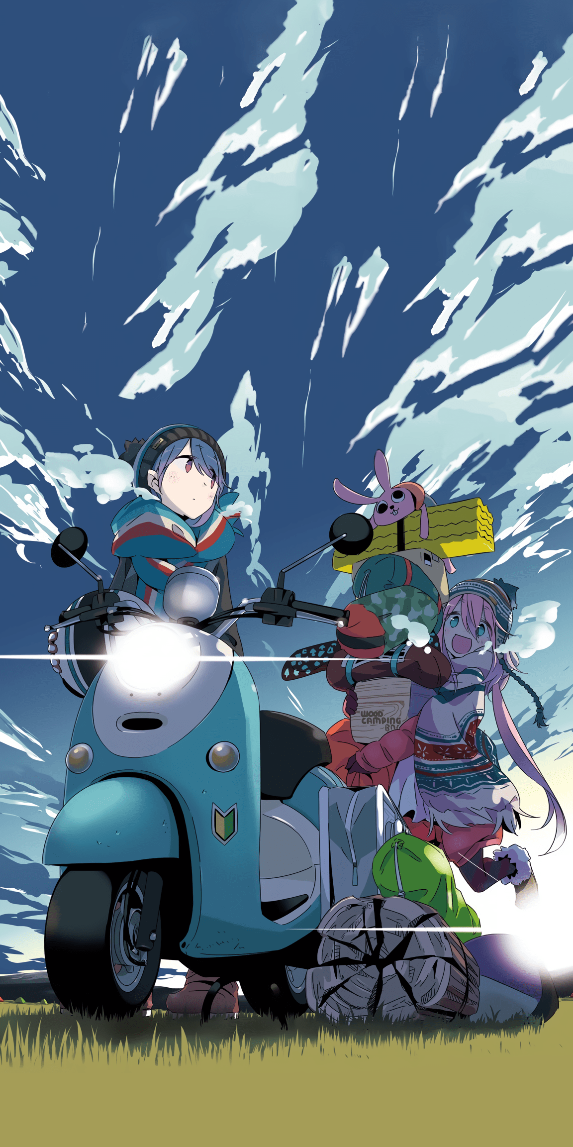 1152x2305 Yuru Camp △ Anime Wallpaper & Background Download