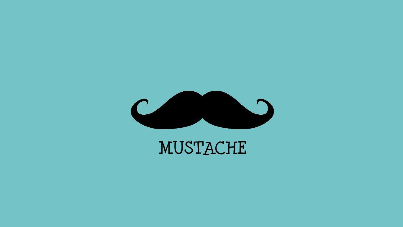 1366x768 Mustache Wallpaper for Desktop