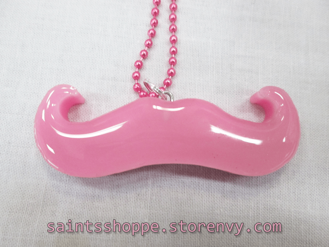 1152x864 Warfstache Pink Mustache Charm Sold By Saint's Shoppe On Storenvy