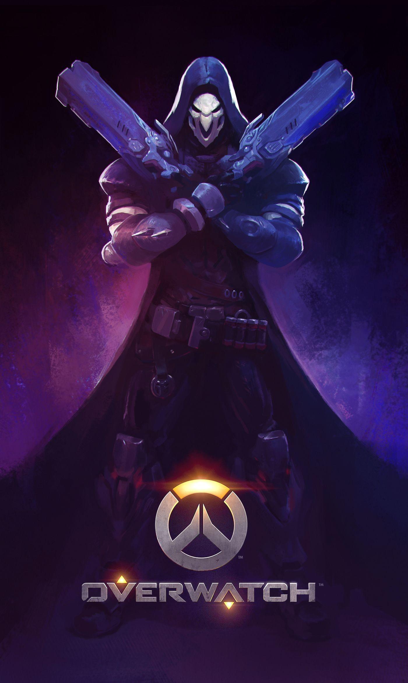 1400x2345 Reaper Overwatch Wallpaper