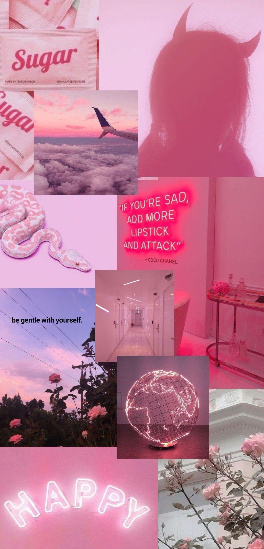 1080x2240 lockscreen. Pink aesthetic, Pink wallpaper, Orange wallpaper