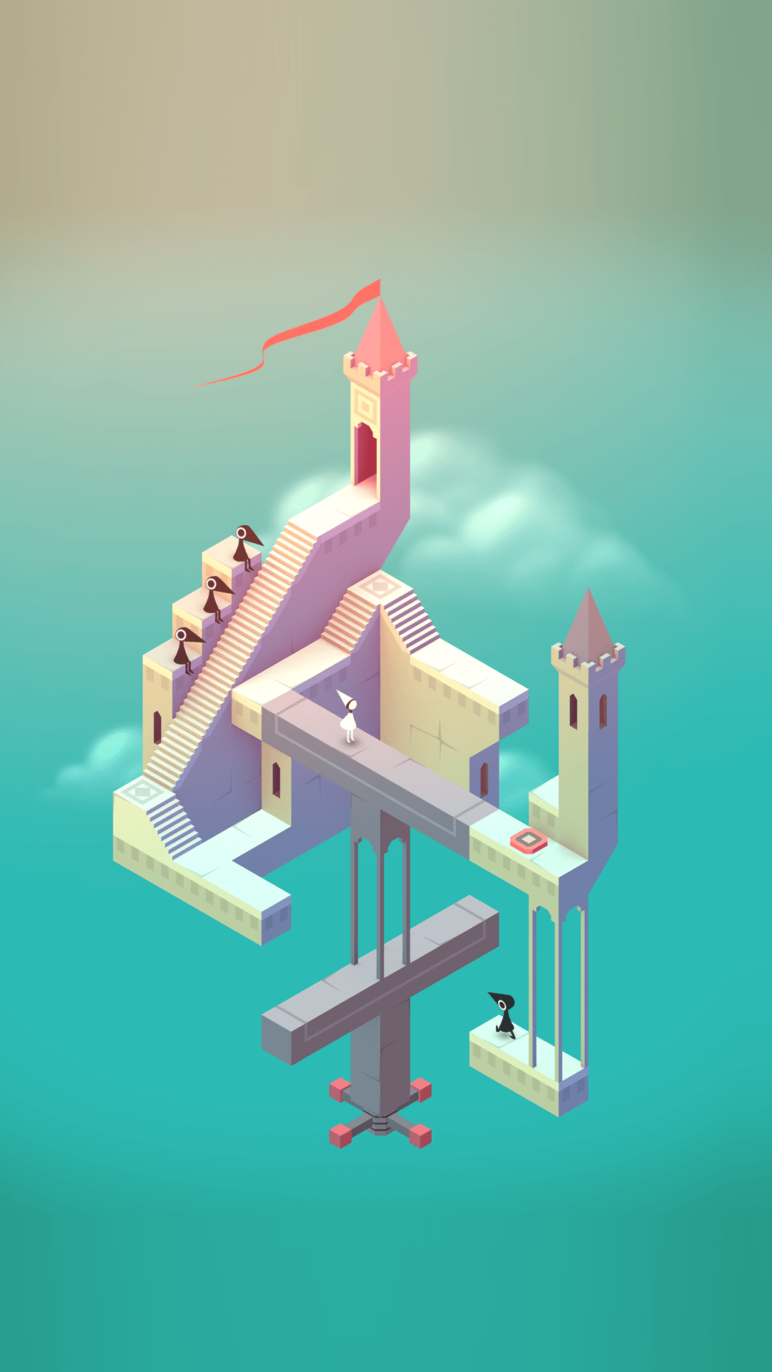1080x1920 Couldn't find a Monument Valley wallpaper that I liked so I made my own, thought I'd share. [iPhone 6 Plus]