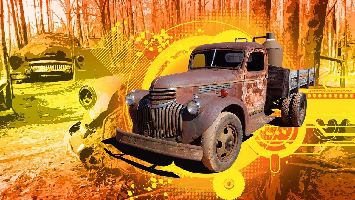 1191x670 Old Truck Wallpaper