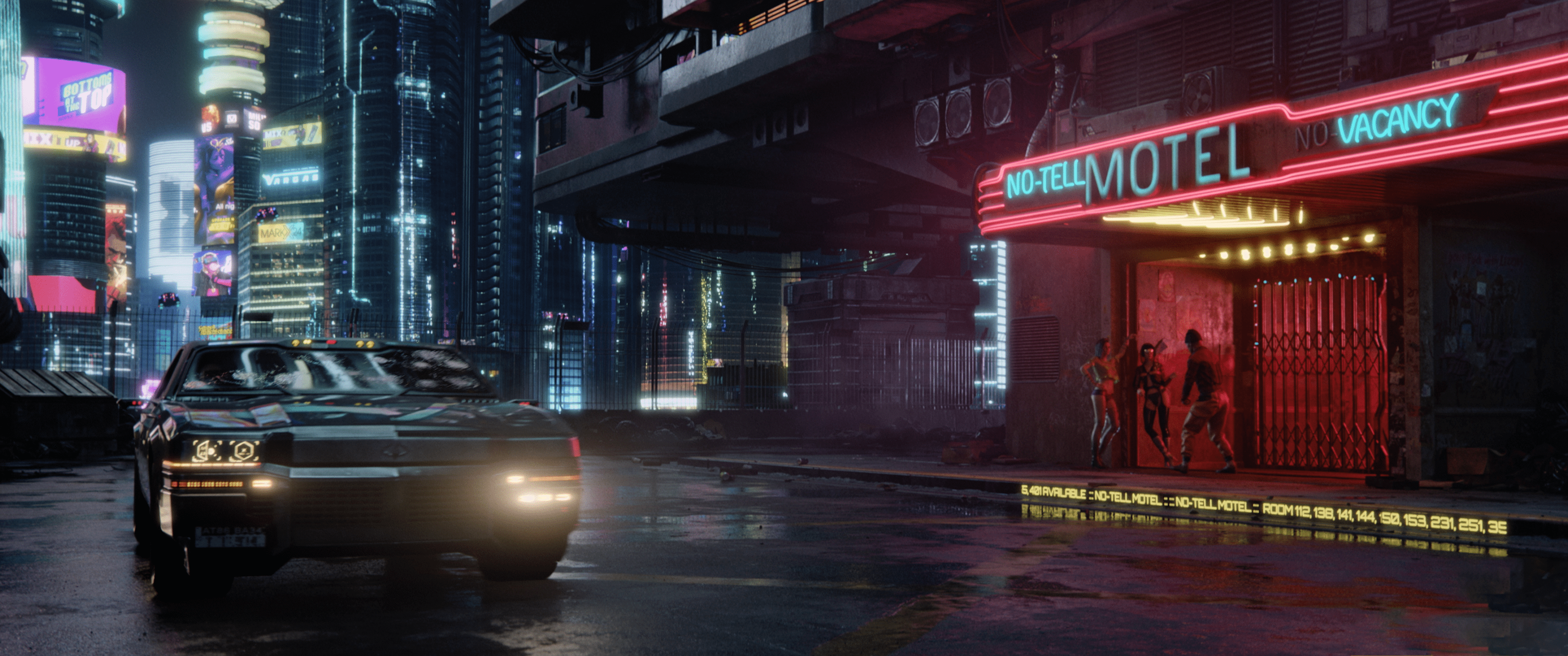 HD wallpaper: cyberpunk, ultrawide