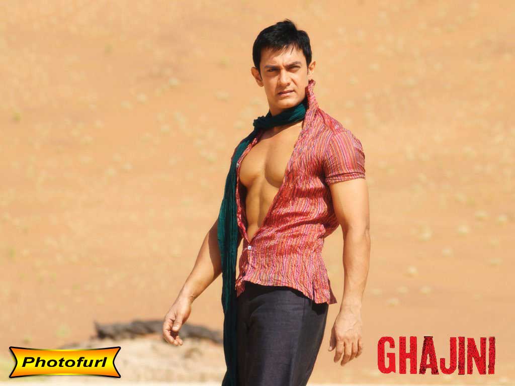 1024x768 Aamir Khan's Ghajini Wallpaper Latest Bollywood Hindi Movie Picture For Desktop Background High Quality Computers Laptops