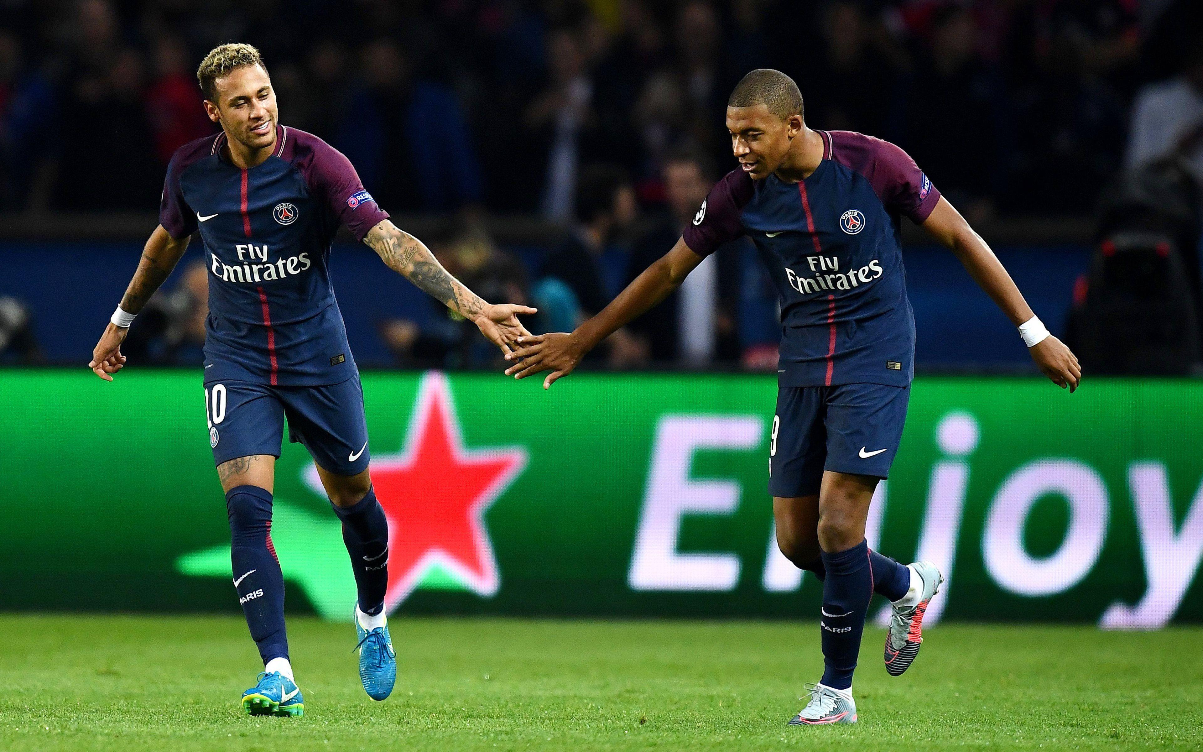 3840x2400 Neymar And Mbappé Wallpaper