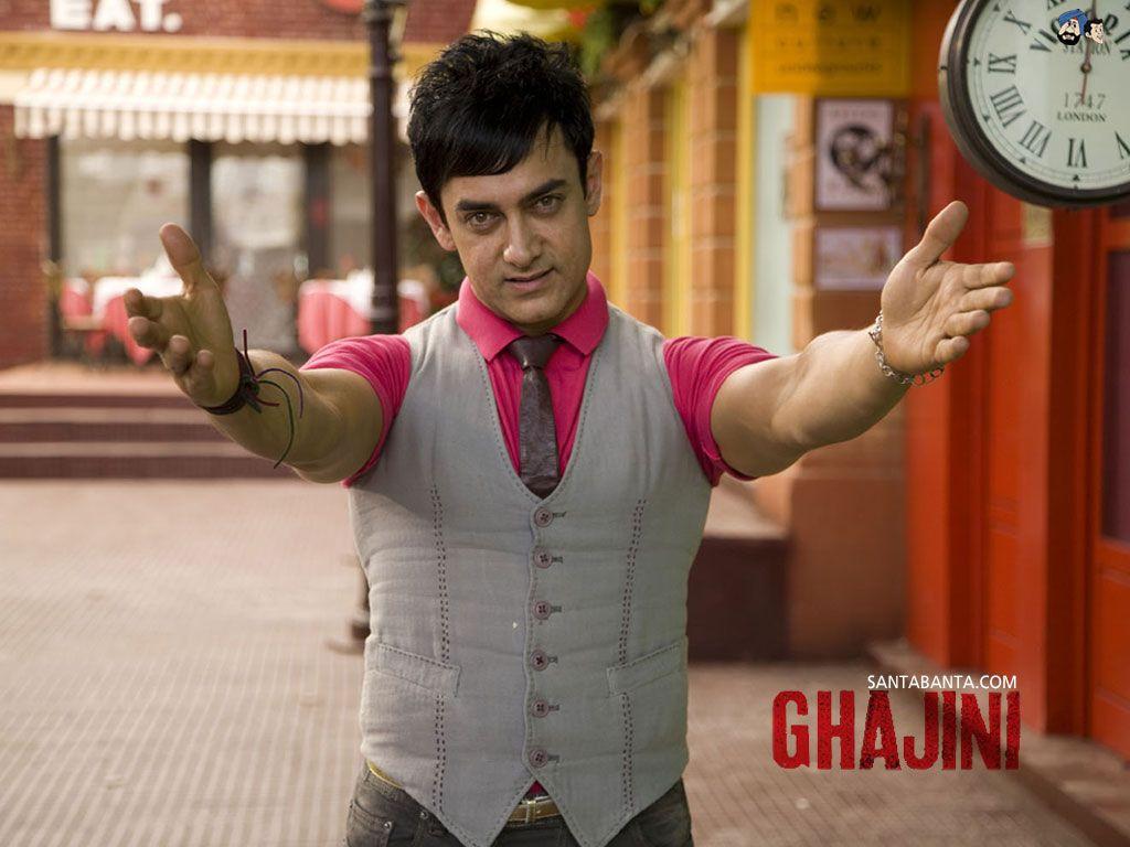 1024x768 Ghajini Movie Wallpaper