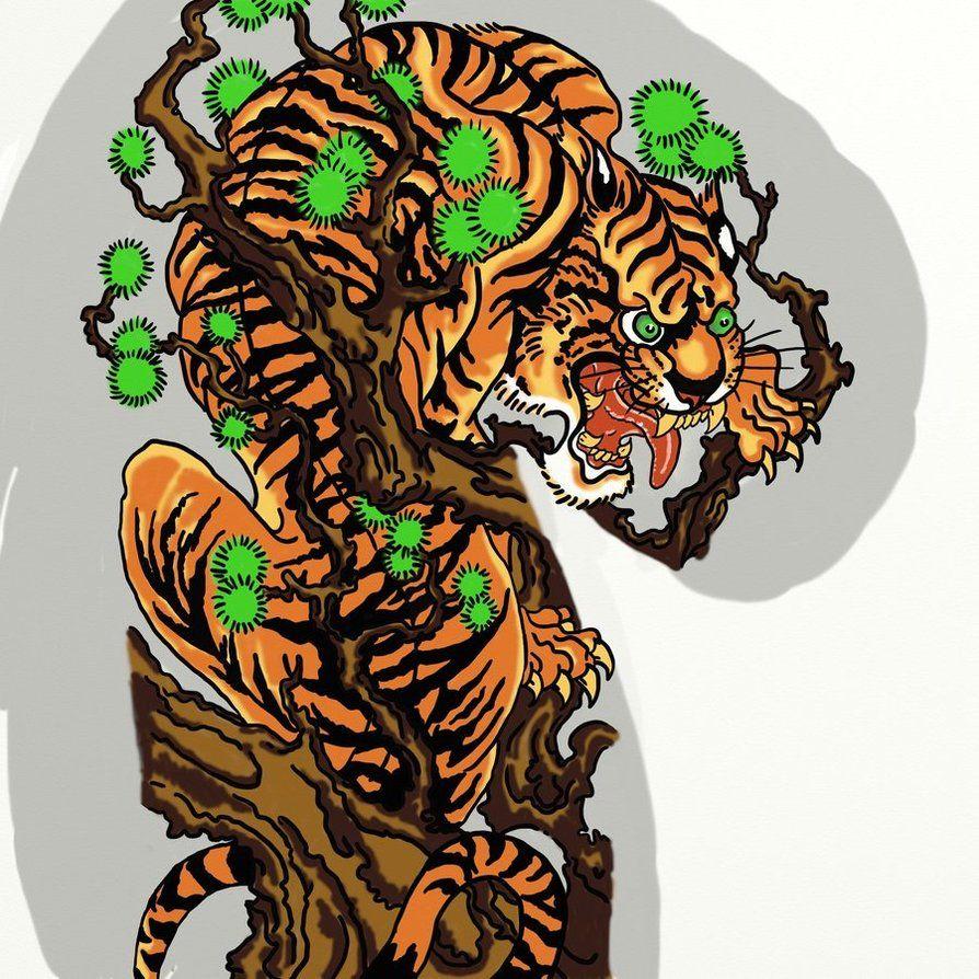 894x894 JAPANESE TIGER