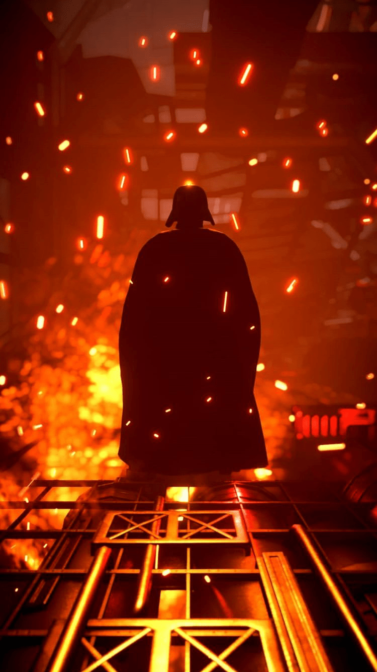 750x1334 Star Wars Vader born in the molten lava of Mustafar. Star wars image, Dark side star wars, Star wars