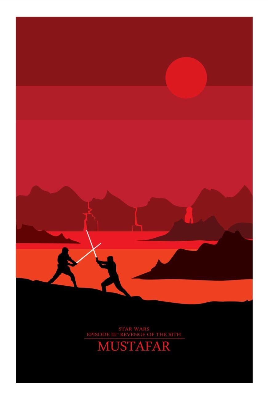 871x1293 Mustafar Wallpaper