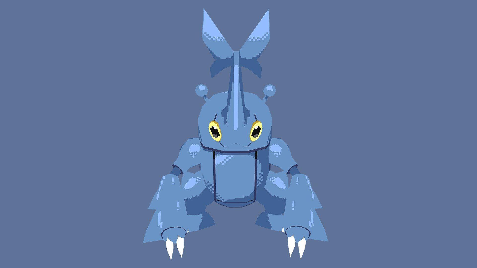 1920x1080 Heracross model by Tromak [e9e8266]