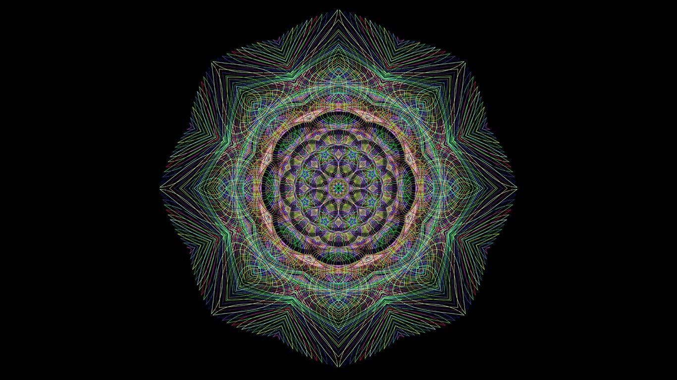1366x768 Wallpaper Mandala